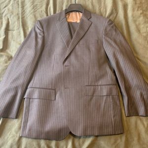 Men’s pinstripe suit